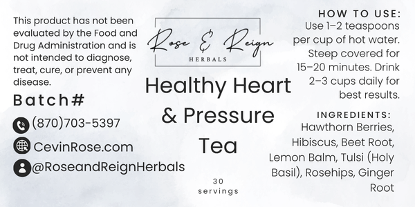 🌿 Healthy Heart and Pressure Tea
