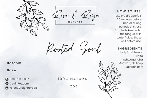 🌿 Rooted Soul Tincture (sleep support)